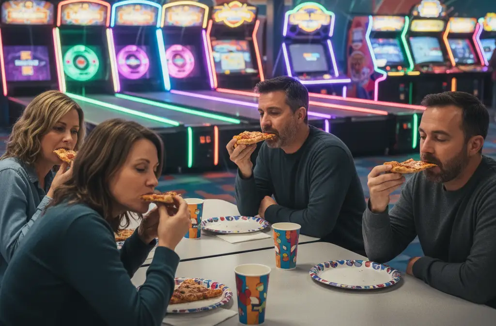 <p> Everyone knows Chuck E. Cheese is about the arcade games and kids’ birthday parties, not the food. Still, the pizza deserves a spot on this list. Most diners agree it tastes like reheated frozen pizza—rubbery cheese, a sauce that is more sweet than savory, and crust that feels heavy without being satisfying. Parents often eat it only because it is there, not because they want to. If you go to Chuck E. Cheese, enjoy the games and the fun, but maybe order your favorite local pizza for afterward. </p> :: Gemini