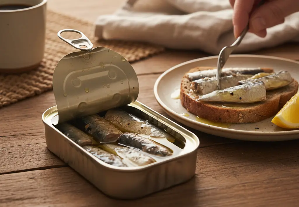 1. Sardines <p> Sardines are tiny fish with big benefits. Packed with omega-3 fatty acids, protein, and calcium, especially if you eat the bones, they are excellent for heart and bone health. Many shy away because of the strong flavor or tiny bones, but these fish are perfect for Boomers who prioritize nutrition over trendiness. Enjoy them on whole-grain toast, in salads, or with roasted vegetables for a quick, satisfying meal. </p> :: Gemini