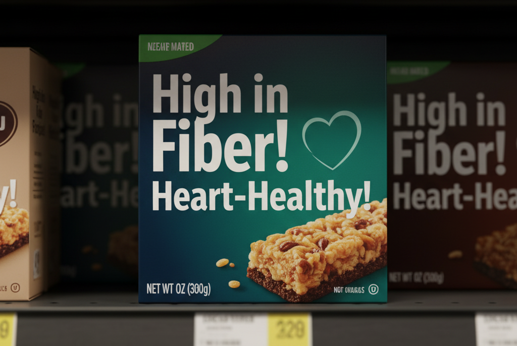 3. Bigger Fonts and Bold Labels for Easier Reading <p> Food companies are very aware that eyesight changes with age, so they make sure to use bigger fonts, bolder claims, and high-contrast colors that catch your attention. This can make labels easier to read, which is helpful, but it also comes with a catch. The large print almost always highlights the positives: “High in Fiber!” “Great Source of Calcium!” “Heart Healthy!” The less flattering details, like added sugars or high sodium levels, are tucked away in the fine print. The packaging is guiding your eyes where the brand wants them to go. To outsmart this trick, always check the smaller print before tossing the product into your cart. </p> :: Gemini
