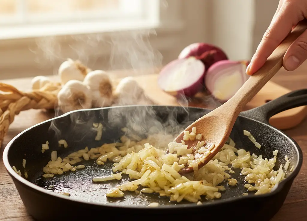 8. Onions and Garlic <p> While onions and garlic are often treated as flavor enhancers, they also act as natural medicine for your heart. Garlic, in particular, contains allicin, a compound that has been shown to reduce total and LDL cholesterol levels when eaten regularly. Onions, rich in flavonoids, help improve blood circulation and lower inflammation. Together, they create a one-two punch for cardiovascular health. Chop raw onions into salads for crunch, and use garlic generously in cooking—your heart (and your taste buds) will be happy. </p> :: Gemini