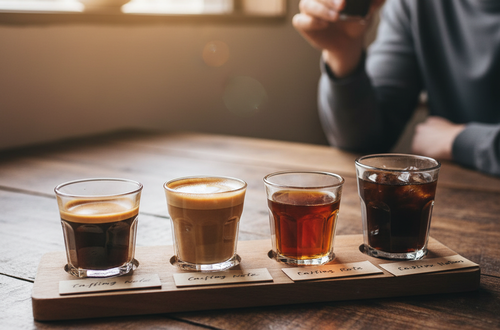 <p> For anyone who has ever struggled to pick just one drink from the menu, coffee flights are here to save the day. Similar to wine or beer tastings, cafés are now offering espresso or coffee flights so you can try multiple flavors and brewing methods in one sitting. One flight might include a classic espresso shot, a lighter roast pull, and a flavored latte. Another might highlight coffees from different regions, allowing you to taste side by side. Not only is it fun and interactive, but it also helps you figure out your personal preferences. It is an excellent option for date nights, group outings, or anyone who enjoys turning coffee drinking into an experience. </p> :: Gemini