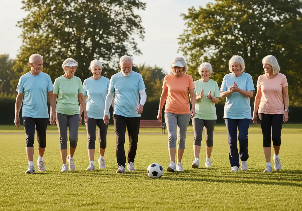 <p> Walking soccer is exactly what it sounds like: soccer without the running. Do not let that fool you into thinking it is boring—this version of the world’s most popular sport still involves strategy, ball control, and plenty of laughs. Designed as a low-impact activity, walking soccer is especially popular among older adults who want to stay active without overdoing it. The slower pace also makes it a fun, social activity where players can focus on skill and connection rather than speed. Many community centers and local clubs now offer walking soccer sessions, and the relaxed format makes it easy to join in. </p> :: Gemini