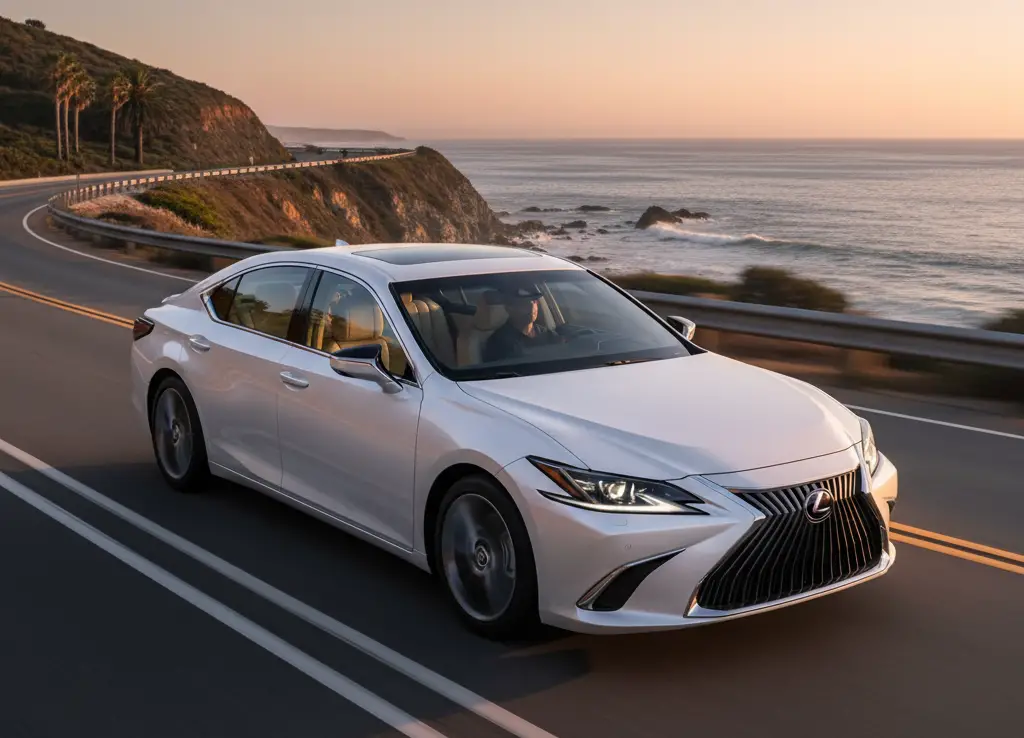 6. Lexus ES <p> If your idea of a perfect road trip includes a touch of luxury, the Lexus ES is hard to beat. Known for its ultra-smooth ride and whisper-quiet cabin, the ES turns even the longest drive into a peaceful experience. The seats are among the most comfortable you will find in any sedan, with soft leather and adjustable lumbar support that make a huge difference after hours behind the wheel. Lexus also has a sterling reputation for reliability, so you can enjoy premium comfort without worrying about unexpected surprises along the way. </p> :: Gemini