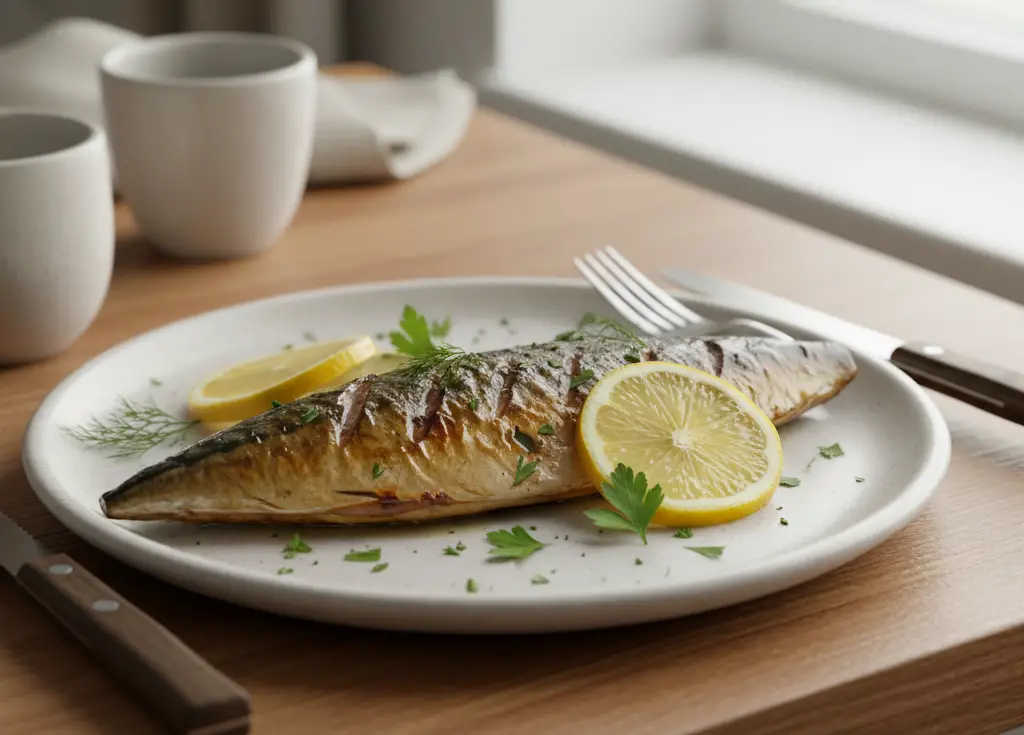 4. Mackerel <p> Similar to sardines, mackerel is rich in omega-3 fatty acids and high-quality protein. Many people avoid oily fish because of taste or mercury concerns. Choosing low-mercury options provides critical nutrients for heart and brain health. A can of mackerel can be a quick lunch or added to salads for a flavor and nutrient boost. </p> :: Gemini