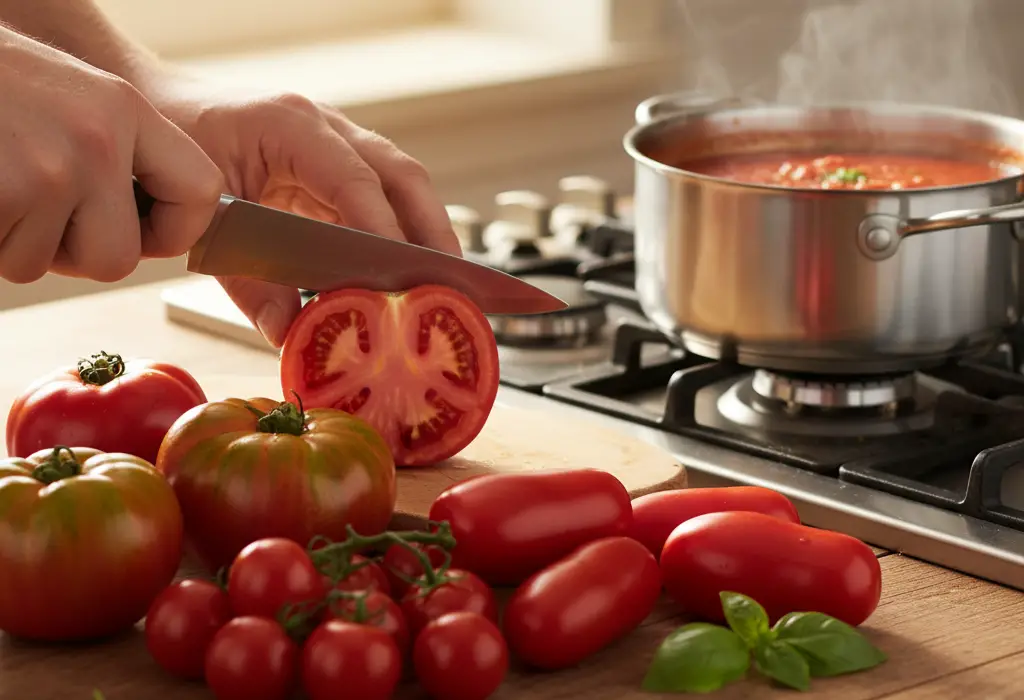 6. Tomatoes <p> Tomatoes bring more to the table than just color and flavor—they are loaded with lycopene, a powerful antioxidant known to lower LDL cholesterol and support healthy blood vessels. Studies suggest that regular tomato consumption can reduce the risk of heart disease by improving cholesterol ratios and reducing oxidative stress. Whether you enjoy them fresh, roasted, or in a rich sauce, tomatoes are one of the easiest vegetables to include in a heart-smart diet. For maximum benefit, cook them slightly to release more lycopene. </p> :: Gemini