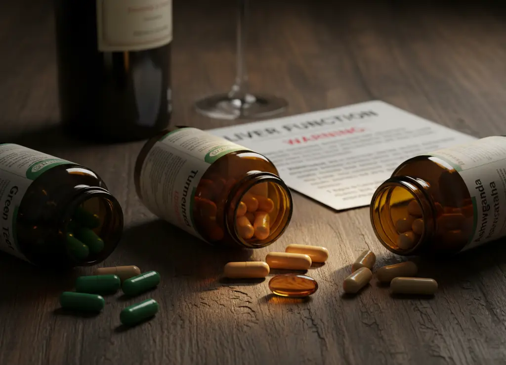 5. Herbal Supplements That Stress the Liver (Like Turmeric, Green Tea Extract, and Ashwagandha)