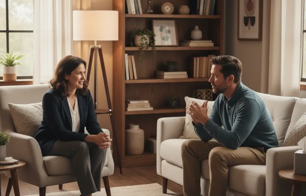 8. Therapy: Support from a Trusted Professional <p> Therapy is a safe and structured space to explore your thoughts and feelings with the guidance of a trained professional. Talking with a therapist helps individuals uncover patterns, develop coping strategies, and gain new perspectives. Whether you’re dealing with anxiety, depression, or simply navigating life’s transitions, therapy offers tailored support that can be life-changing. More Americans are recognizing therapy not as a last resort but as an essential part of self-care, proving that talking really does help. </p> :: Gemini