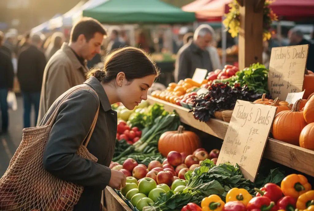 3. Let Sales and Seasonal Produce Guide Your Menu <p> Instead of planning your meals first and then shopping, flip that approach. Check the weekly grocery sales or store apps to see what is discounted, and let that guide your menu. Building meals around what is on sale is one of the easiest ways to save money without giving up quality or variety. Plus, buying fruits and vegetables that are in season not only costs less but also tastes better. Think of it as a fun challenge—your grocery list changes each week, but your budget stays steady. </p> :: Gemini