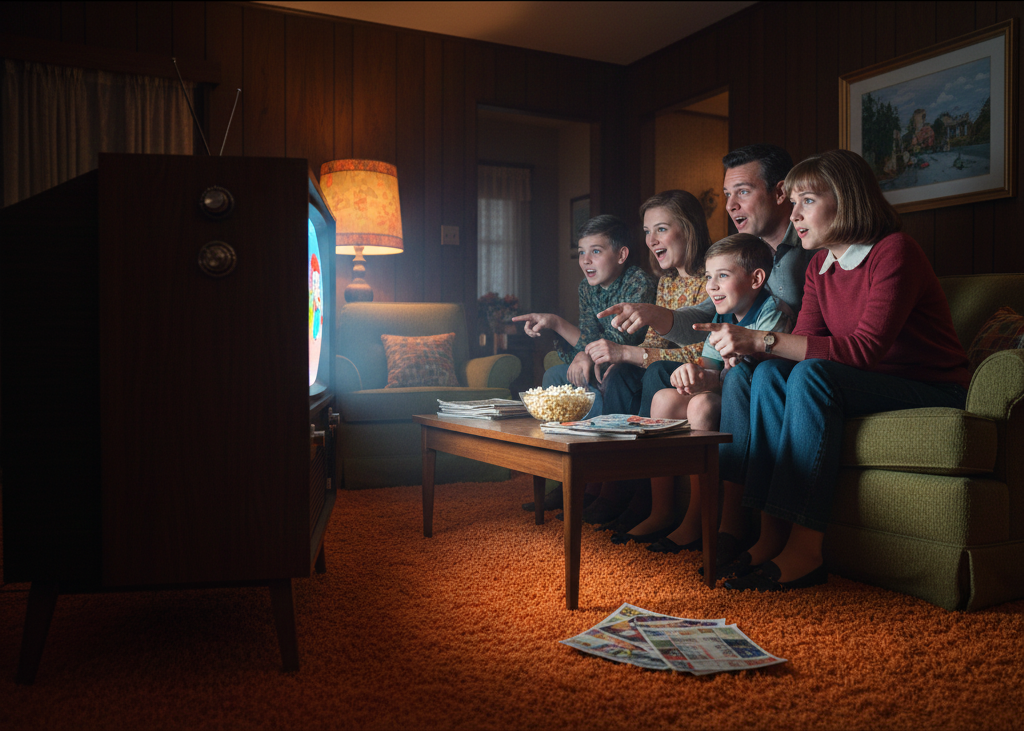 <p> Watching television in color was nothing short of revolutionary. Families upgraded from black-and-white sets and suddenly cartoons, variety shows, and news broadcasts burst to life. Saturday morning cartoons became a ritual, and favorite shows were eagerly anticipated events. The arrival of color TV transformed living rooms into entertainment centers and created a shared cultural experience that connected family members across generations. </p> :: Gemini