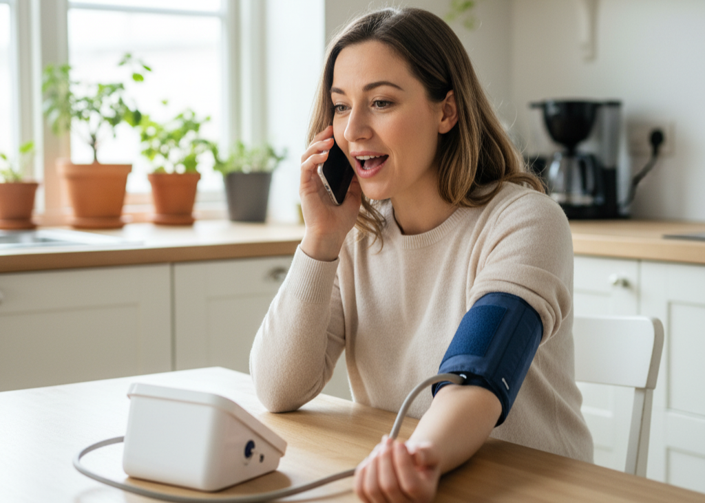 <p> You might think that taking your blood pressure while scrolling through your phone or chatting with someone nearby is harmless, but it can affect your results. Talking or being distracted activates your nervous system, which can cause a temporary spike in blood pressure.

For the most accurate measurement, stay silent and still. Treat those moments like a mini-meditation for your heart, focusing only on being relaxed and present while the device works. </p> :: Gemini