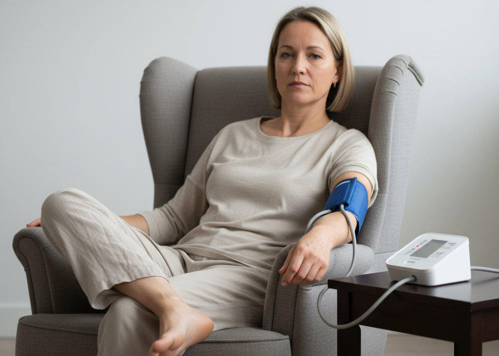 <p> Where and how you sit during a reading can have a significant impact on your numbers. Slouching, crossing your legs, or not supporting your back can increase readings. Your arm position is equally important. If your arm is hanging down at your side or raised above heart level, your reading will not be accurate.

To measure correctly, sit upright in a chair with your back supported, feet flat on the floor, and your arm supported on a flat surface. The cuff should be aligned with the level of your heart. Small adjustments in posture can make a surprising difference in your readings. </p> :: Gemini