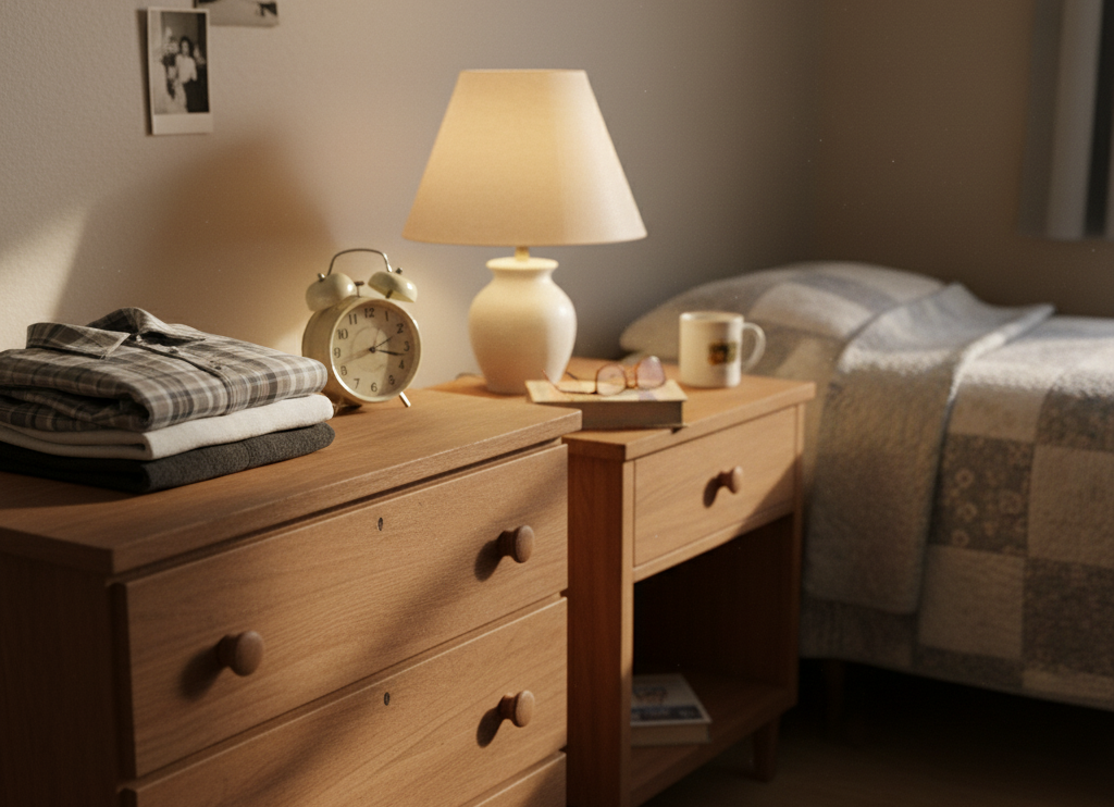 7. The Dresser and Nightstand Combo <p> You didn’t need a walk-in closet to stay organized. A small dresser and a nightstand were enough to keep your clothes folded and your essentials within reach. That nightstand often doubled as a bookshelf or a charging station for your alarm clock. It wasn’t about perfection—it was about practicality. </p> :: Gemini