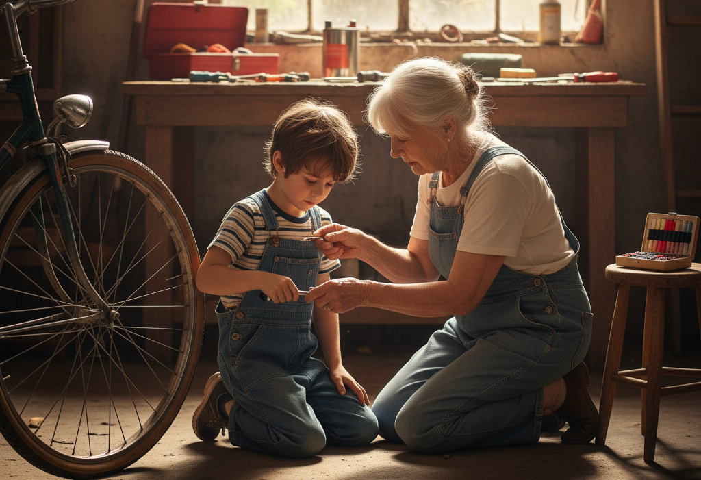 10. Hands-On Fix-It Skills <p> Fixing a bike tire, sewing a button, repairing a small appliance, or planting a garden were once common childhood tasks. Today, children have fewer opportunities to engage in hands-on problem-solving and DIY projects. These activities teach resourcefulness, independence, and self-confidence. Baby boomers grew up learning that figuring things out and making repairs was part of life. Passing down these skills encourages practical thinking, creativity, and a sense of accomplishment that technology alone cannot provide. </p> :: Gemini