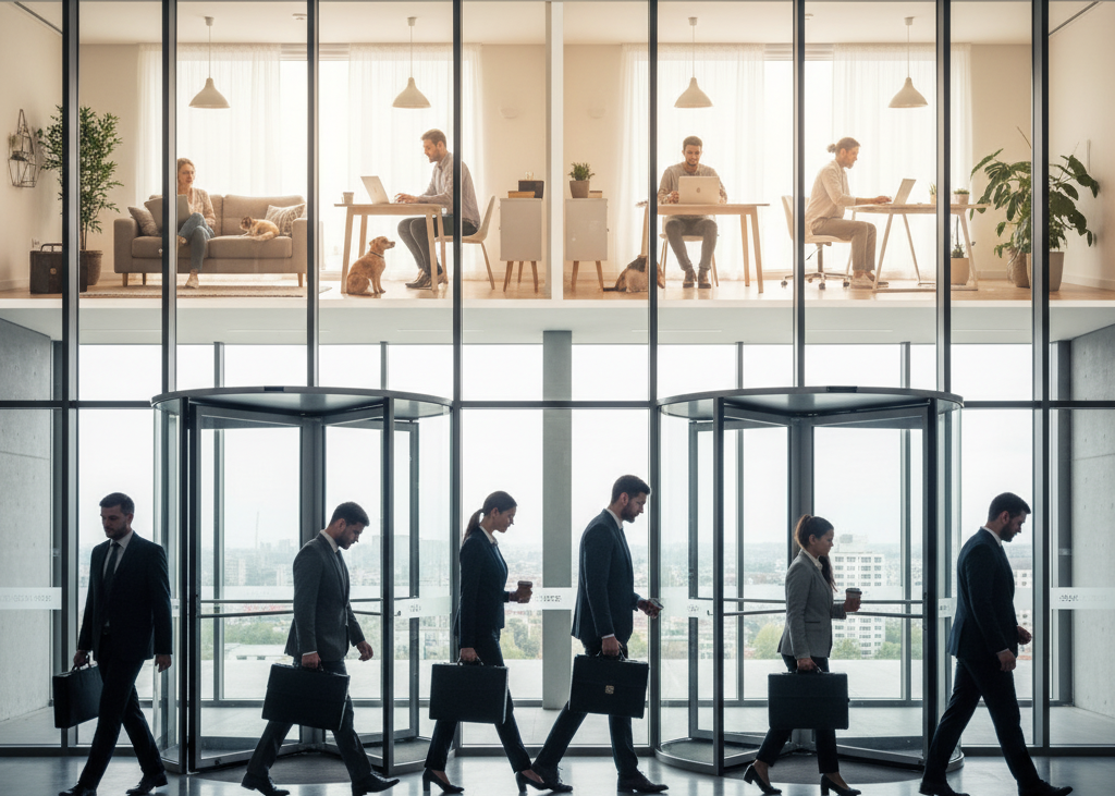 2. Mandatory Return-to-Office Policies <p> After the pandemic, many companies insisted on a return to the office. However, employees who experienced the benefits of remote work—such as saved commuting time, increased personal freedom, and fewer distractions—are pushing back against strict office mandates.
The truth is, mandatory return-to-office policies can feel unnecessary when physical presence doesn’t add significant value. Many employees now expect hybrid arrangements that allow them to choose where and when they work best. Companies embracing this flexibility often see higher engagement and retention, as employees feel trusted and empowered to manage their own schedules. </p> :: Gemini