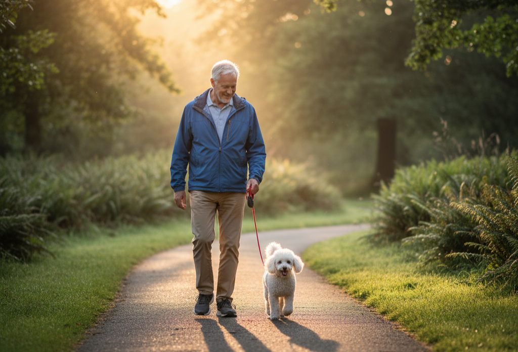 2. Toy Poodle <p> Elegant, intelligent, and lively, Toy Poodles are a wonderful fit for retirees who want a smart and affectionate companion. They’re known for their long lifespan—often 14 to 16 years or more—and they tend to be among the healthiest of purebred dogs. Poodles are easy to train, enjoy being around people, and can adapt to most living situations. Their curly coats don’t shed much, which makes them ideal for allergy sufferers, though grooming is necessary to keep their coat looking neat. If you enjoy daily walks and a dog that’s eager to please and quick to learn tricks, a Toy or Miniature Poodle can be a charming addition to your life. </p> :: Gemini