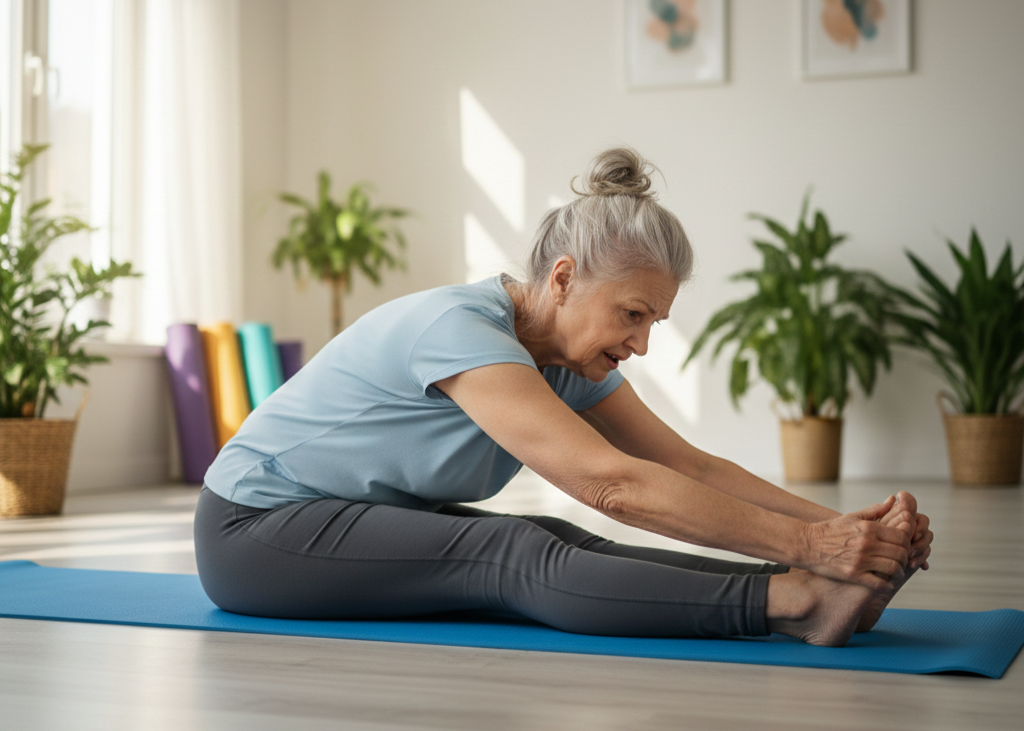 <p> Flexibility is a wonderful goal, but extreme stretching or complicated yoga poses can result in muscle tears, joint injuries, or strains. Older joints and muscles are often less resilient, making overextension a real danger.

Gentle yoga, tai chi, or slow, controlled stretches are excellent for maintaining flexibility and balance without risk. Seniors should focus on comfort and gradual progression, listening to their bodies, and avoiding poses that feel unsafe or painful. </p> :: Gemini