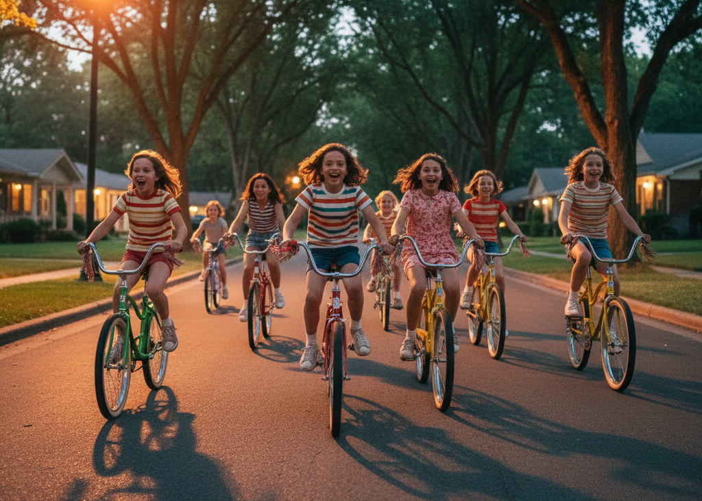 <p> Bicycles offered an unmatched sense of freedom. From early morning until dusk, kids rode up and down the streets, racing friends, exploring neighborhoods, and feeling the wind in their hair. There was trust in the rule, "Be home when the streetlights come on." Those rides were more than just fun. They were lessons in independence, endurance, and friendship that left an unforgettable mark on every boomer who pedaled their way through childhood. </p> :: Gemini