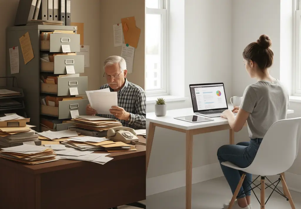 <p> Boomers had whole systems for storing paper: bills, receipts, bank statements, and even appliance manuals. Millennials prefer digital everything. Online banking, cloud storage, and automatic payments make life simpler—and much more eco-friendly. The idea of a physical filing cabinet now feels like a relic of a slower, less connected world. </p> :: Gemini