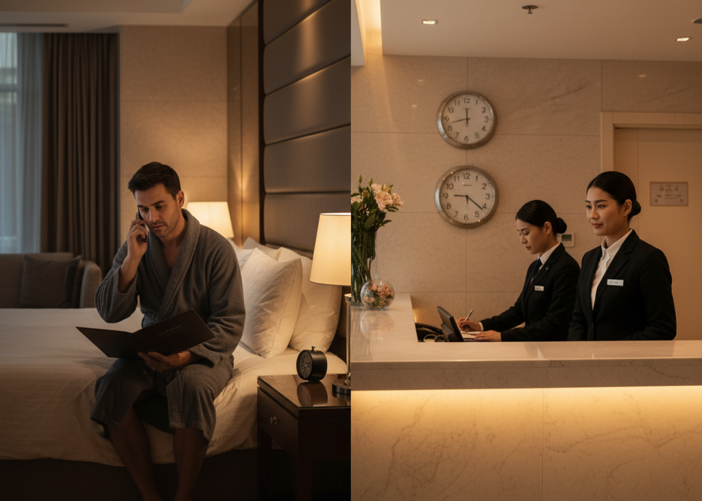 <p> Late-night calls for extra pillows, early-morning inquiries about pool hours, or unusual service requests don’t go unnoticed. Staff mentally track these unusual patterns, preparing for the possibility of other unexpected demands.

Being considerate of timing is key. If you need something outside standard hours, try to ask politely and provide ample notice when possible. Staff are generally accommodating when requests are reasonable and respectful, and courteous timing increases the likelihood of your requests being fulfilled quickly and cheerfully. </p> :: Gemini