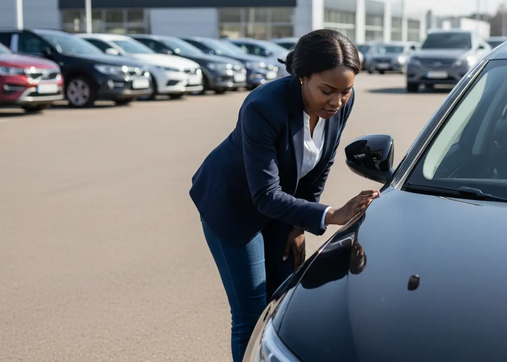 7. Inspect the Car Thoroughly Before Taking Delivery <p> Even brand new cars can arrive with imperfections from transport, storage, or manufacturing. Before signing any final paperwork, take time to inspect the vehicle carefully. Walk around the exterior in good lighting and look for scratches, dents, uneven paint, or misaligned seams. Check the interior for stains, loose stitching, malfunctioning buttons, or missing accessories. Confirm that all technology features, lights, windows, and climate controls work properly. Test the infotainment system, check tire condition, and ensure the odometer reading is within the expected range for a new vehicle. Addressing issues before you drive off the lot protects you from headaches later. </p> :: Gemini