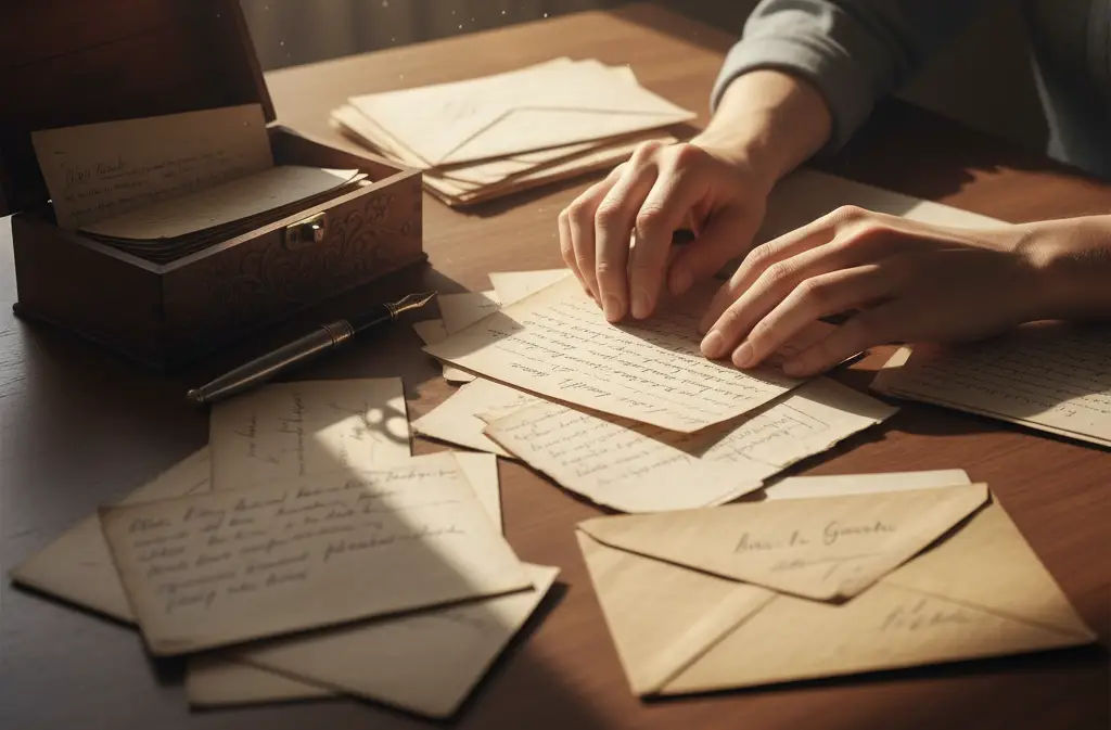 <p> Handwritten letters, cards, or notes are among the most meaningful keepsakes. Seeing a loved one’s handwriting can evoke powerful emotions and memories, offering comfort and connection. These items are deeply personal and allow you to hold a piece of their presence in your hands. Store them in protective sleeves or a memory box to preserve them for future reflection. They are small reminders of a voice, thoughts, or love that continues to exist even after someone has passed. </p> :: Gemini