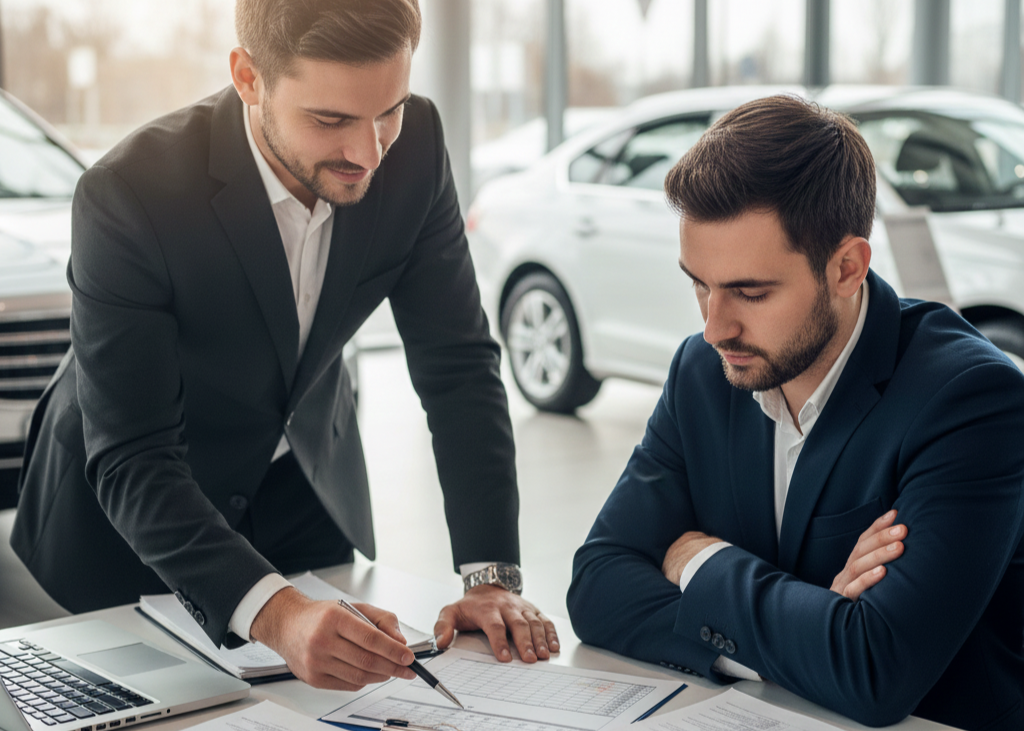 <p> Telling a salesperson how much you can afford per month may seem harmless, but it is one of the quickest ways to lose leverage in negotiations. Once they know your target monthly payment, dealers can manipulate the financing terms, spreading payments over longer periods or hiding extra fees, making a car cost much more in the long run. Instead, focus on negotiating the full price of the car first. This keeps the discussion grounded in the real value of the vehicle rather than a number that sounds good month to month. </p> :: Gemini