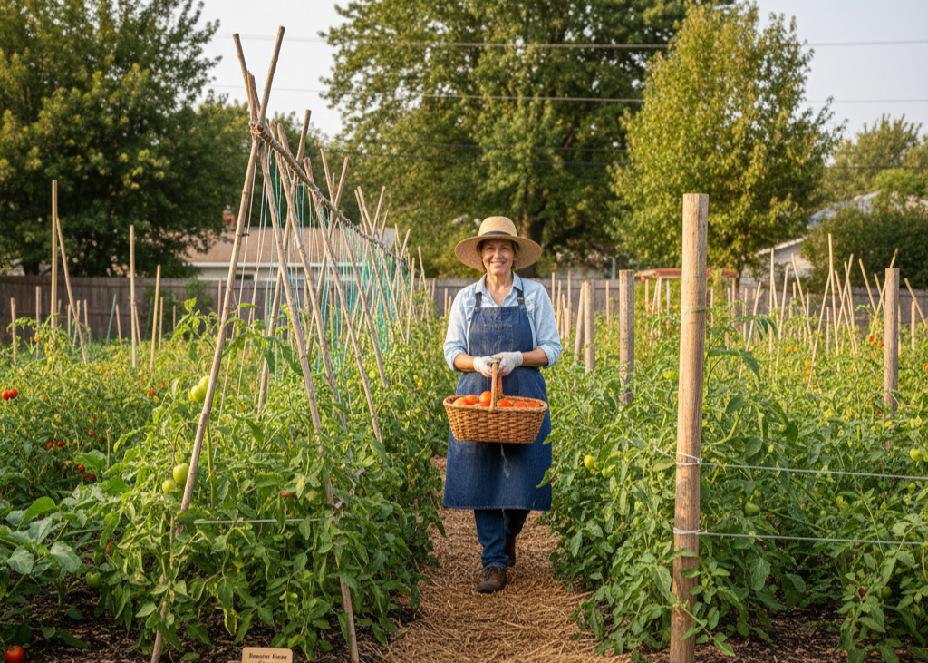 <p> Ditching tomato cages does not mean giving up on strong, productive plants. By planting deeply, staking, pruning, and choosing the right varieties, you can enjoy healthy tomato plants without the clutter and hassle of traditional cages. Whether you are growing in a small backyard, raised beds, or containers, these methods save space, reduce maintenance, and improve airflow and sunlight exposure. Trying one or a combination of these approaches this season can transform how you garden. You might discover that growing tomatoes is not only easier but also more rewarding. Less wrestling with wire, more time enjoying your garden, and plenty of juicy, ripe tomatoes at harvest time — it is a win-win for any gardener. </p> :: Gemini