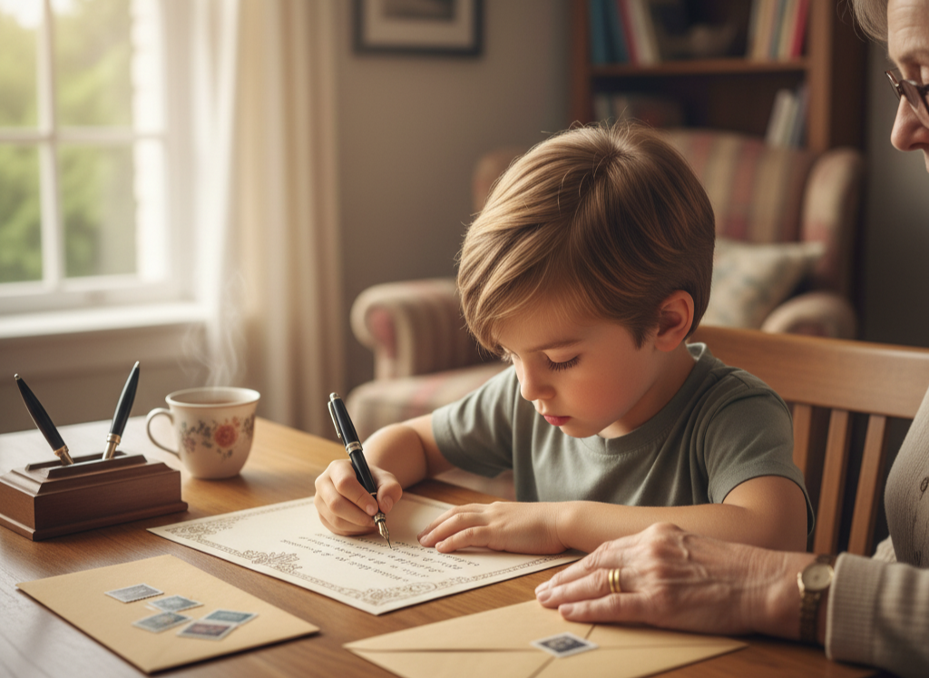 9. Letter-Writing and Handwritten Correspondence <p> Letter-writing, once a cherished way to communicate, has largely been replaced by email and instant messaging. The skills involved in addressing an envelope, choosing a stamp, and expressing thoughts by hand are disappearing. These practices not only taught care and attention but also fostered reflection and creativity. Baby boomers will remember sending notes to friends, writing thank-you cards, or maintaining pen-pal relationships. Encouraging children to write letters today may seem quaint, but it nurtures thoughtfulness and strengthens personal connections. </p> :: Gemini