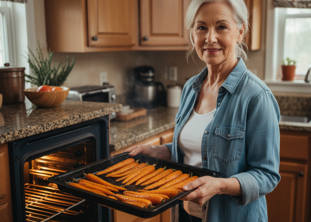 <p> You might not think of carrots when you think of bone health, but they supply small amounts of both calcium and phosphorus. These two minerals are like building blocks for your bones and teeth. They work particularly well when combined with vitamin K1 which carrots also provide. You are not getting massive amounts like you would from dairy or fortified foods, but you are still contributing to bone maintenance over time. In a world where many people worry about osteoporosis or weakened bones as they get older, every little bit of support helps. </p> :: Gemini