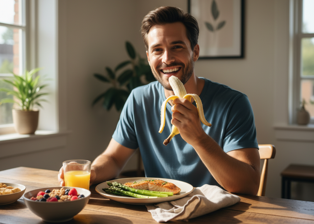 <p> A medium banana contains just over 100 calories but provides significant nutrients, including fiber, potassium, vitamin B6, vitamin C, and magnesium. This makes it a nutrient-dense snack that delivers high value for relatively few calories.

By incorporating a banana into your daily diet, you’re not just satisfying your sweet tooth—you’re also supporting heart health, digestion, immunity, and overall wellness without adding unnecessary calories. For anyone looking to maintain a balanced, healthy diet while enjoying convenient and tasty options, bananas are hard to beat. </p> :: Gemini