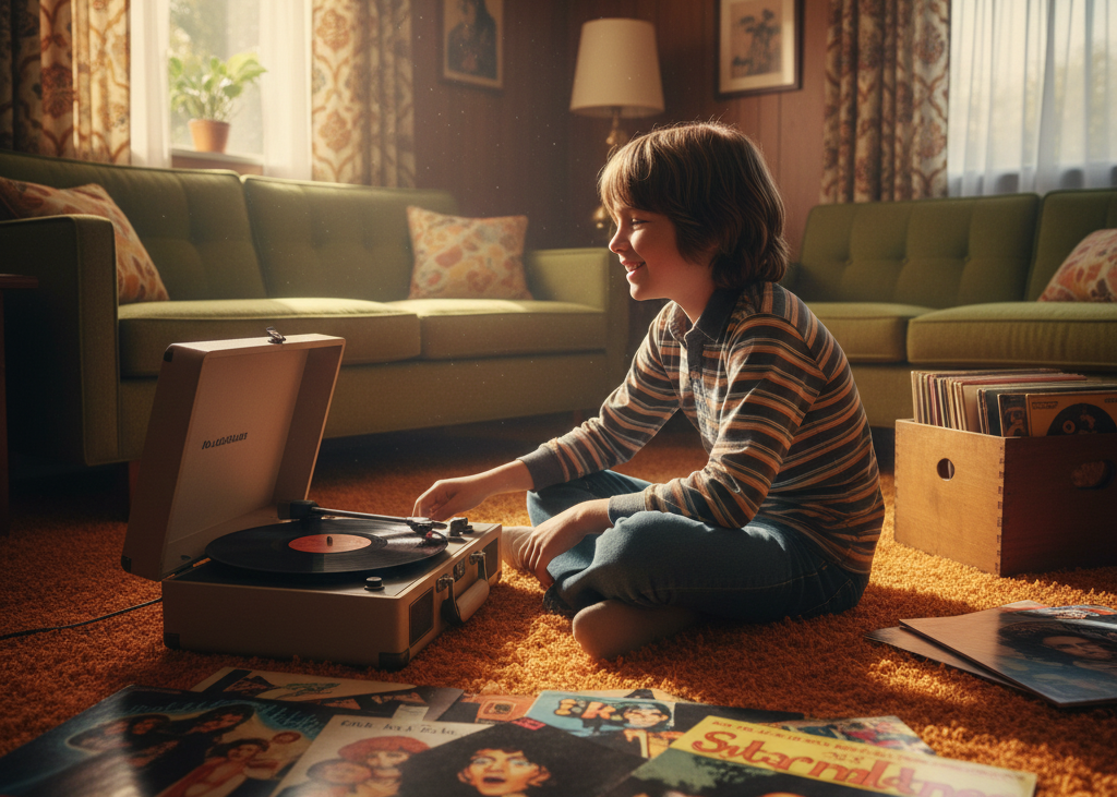<p> Music was a central part of childhood, and vinyl records were the vessel of that experience. Kids would eagerly flip through records, listening to songs over and over, memorizing lyrics, and dancing in living rooms. The sound of a record spinning, with its occasional crackles and pops, carried a warmth that digital music cannot replicate. For boomers, these moments sparked lifelong love for music, community, and the joy of shared experiences. </p> :: Gemini