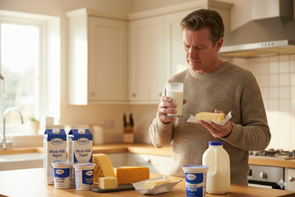 <p> Creamy, rich, and comforting, dairy often feels like the heart and soul of American meals. But if your cholesterol is creeping upward, full fat milk, butter, cheese, and richer yogurts may be part of the problem. These foods contain saturated fat that can raise LDL cholesterol more than you might expect from something as innocent as a glass of whole milk. The goal is not to eliminate dairy completely but to choose versions that offer the same flavor experience without the cholesterol spike. Low fat and nonfat dairy options can still make your morning coffee delicious, your pasta creamy, and your toast satisfying, all while being much kinder to your cardiovascular health. </p> :: Gemini