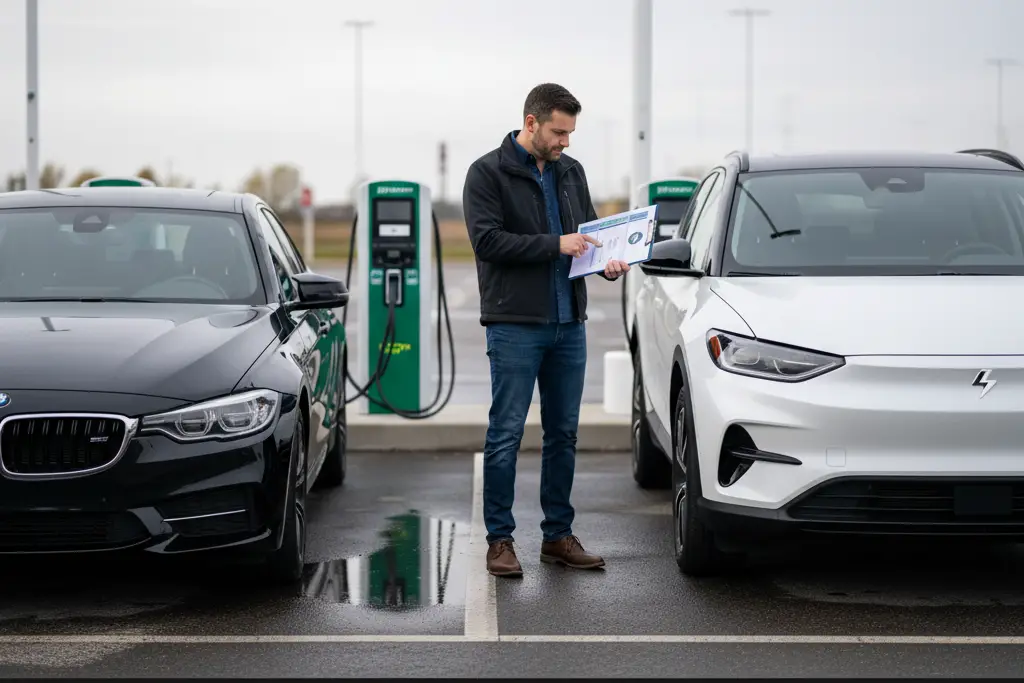 4. Factor in Fuel Efficiency and Long-Term Costs <p> A car that seems affordable at first can become costly if it has low fuel economy or expensive maintenance requirements. When comparing models, review miles-per-gallon ratings, maintenance schedules, warranty coverage, tire replacement costs, and repair prices. For electric vehicles, examine battery range, charging options, and whether you have access to convenient charging stations. A slightly pricier but more fuel-efficient or low-maintenance car can save you hundreds or even thousands over time. Looking beyond the purchase price to long-term ownership costs is one of the smartest financial moves you can make. </p> :: Gemini