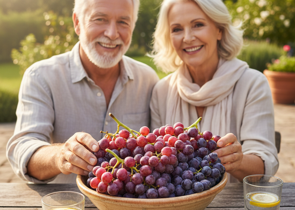 <p> Grapes, especially red and purple varieties, offer a natural sweetness along with beneficial polyphenols like resveratrol. These compounds support artery health and help reduce cholesterol buildup. Grapes are a perfect example of a healthy snack that feels almost too easy. Grab a small handful when you want something sugary instead of reaching for candy. If you prefer something colder, freeze them and enjoy them as little icy treats that still support your heart. </p> :: Gemini