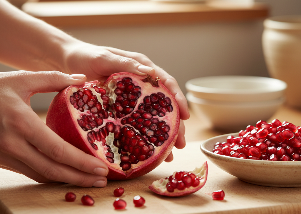 <p> Pomegranates bring a vibrant pop of color and a burst of antioxidants. Their unique compounds, such as punicalagins and anthocyanins, help reduce inflammation and prevent LDL cholesterol from oxidizing. Once LDL becomes oxidized, it is more likely to contribute to plaque buildup, so having a fruit that protects against that process is a major plus. Pomegranate seeds are wonderful sprinkled on salads, blended into smoothies, or enjoyed by the spoonful. They may be small, but their benefits are mighty. </p> :: Gemini