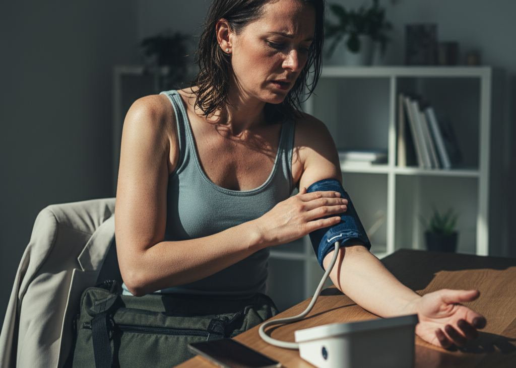 <p> If you are rushing around in the morning, rushing to work, or just got done with household chores, your blood pressure reading is likely to be higher than it would be at rest. Your body needs a few minutes to settle down for an accurate reading.

Experts recommend sitting quietly for five full minutes before taking a measurement. Find a comfortable chair, put your feet flat on the floor, and take a few deep breaths. Allow your body and mind to calm down so your reading reflects your resting blood pressure, not the stress of the moment. </p> :: Gemini