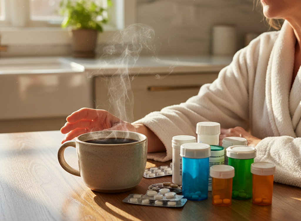 <p> For millions of Americans, the day doesn’t officially start until that first sip of coffee hits the bloodstream. The aroma, the warmth, the comfort—it’s more than a drink; it’s a ritual. But while coffee gives your brain a boost, it can also clash with certain medications in ways you might not expect. Caffeine is a powerful stimulant that affects how drugs are absorbed, processed, and even how they work once inside your body. Sometimes it weakens a medication’s effectiveness. Other times, it can intensify side effects like anxiety, restlessness, or insomnia. The result? Your favorite morning cup might be doing more harm than good—especially when timed poorly with certain prescriptions. Here’s a practical guide to the medications you should never mix with coffee, plus simple tips to keep both your health and caffeine habit in harmony. </p> :: Gemini