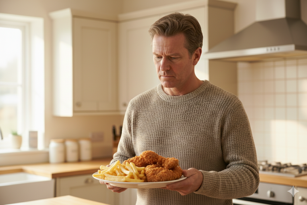 <p> Whether it is crispy fried chicken, a plate of golden French fries, or even a deep fried appetizer at your favorite bar, fried foods have a way of calling our name. Unfortunately, they often work against cholesterol management. When foods are cooked in hot oil, they absorb large amounts of fat, which boosts your intake of saturated and sometimes even trans fats. These fats can drive up your LDL cholesterol and reduce your HDL cholesterol, the kind that helps keep your arteries clear. The good news is that you can still enjoy crunch and flavor without drowning your food in oil. Air fryers, baking, and grilling give you that crisp texture with a fraction of the fat. </p> :: Gemini