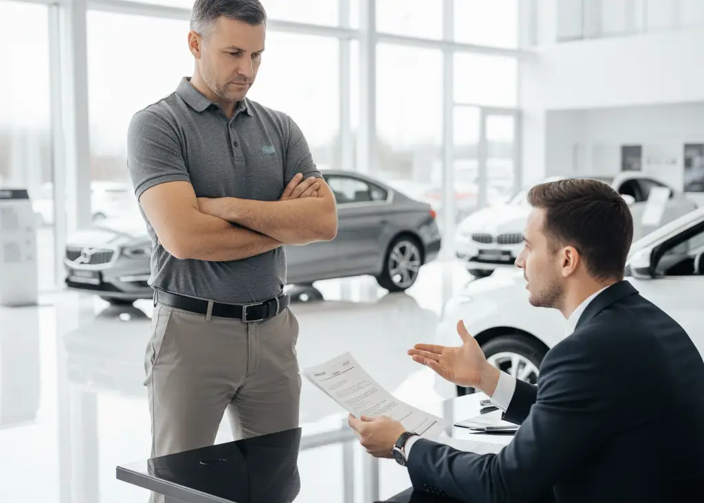 12. Protect Yourself from High-Pressure Sales Tactics <p> Car buying can be emotional, and salespeople know how to take advantage of that excitement. One of the smartest strategies is to stay calm, patient, and confident throughout the process. Never let a salesperson rush you with phrases like “This deal is only available today” or “Someone else is about to buy this car.” Take your time, compare multiple offers, and be willing to walk away if anything feels off. With pre-approval, research, and preparation, you have the power—not the dealership. Remember: a car is a significant investment, and you deserve to make the decision without pressure or regret. </p> :: Gemini