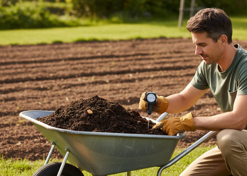 <p> Healthy soil is the foundation of a productive garden. Start by testing your soil to check pH and nutrient levels, including nitrogen, phosphorous, and potassium. Most vegetables prefer slightly acidic to neutral soil with plenty of nutrients. Once you know what your soil needs, enrich it with organic matter such as compost or aged manure. This improves soil structure, enhances fertility, and encourages strong root growth. Well-prepared soil sets the stage for vibrant plants and plentiful vegetables. </p> :: Gemini