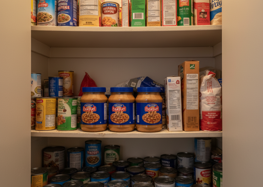 12. A Makeshift Pantry <p> Your pantry might have been one narrow shelf in the kitchen, but it held everything you needed to survive: canned soup, pasta, peanut butter, and maybe a box of cereal. It was a small sign of independence—proof that you were feeding yourself. Every grocery trip felt like an accomplishment, even if you still splurged on the occasional frozen dinner. </p> :: Gemini