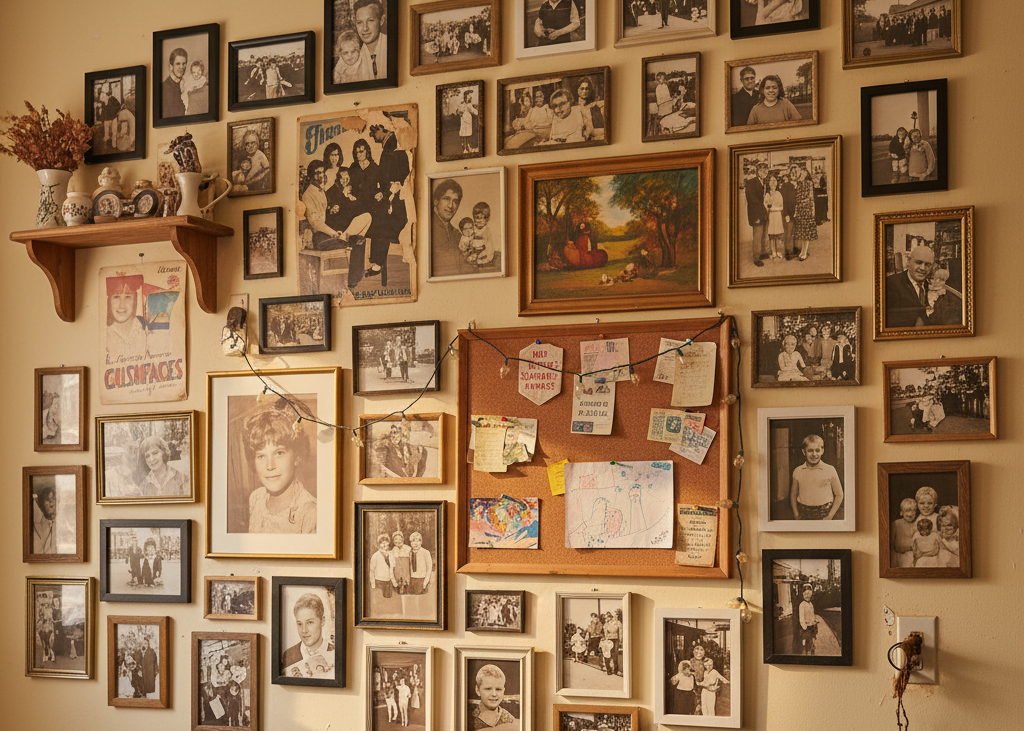 13. Wall Art and Family Photos <p> Bare walls never stayed bare for long. A few photos, posters, or framed prints added personality to your apartment. Whether it was a picture of your family, your favorite band, or a scenic postcard, those touches turned an empty space into a reflection of who you were. They reminded you where you came from and where you were heading. </p> :: Gemini