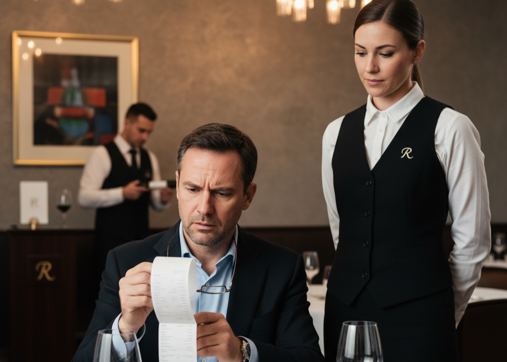 <p> Large parties at restaurants often have an automatic gratuity added to the bill. If you do not check and add a tip anyway, you might inadvertently double-tip or create confusion. Always glance at the receipt to see if the gratuity is included. If it is, you can skip adding extra unless the service was exceptional. If it is not included, then it is appropriate to leave a standard tip. A quick look can save embarrassment for both you and the staff. </p> :: Gemini