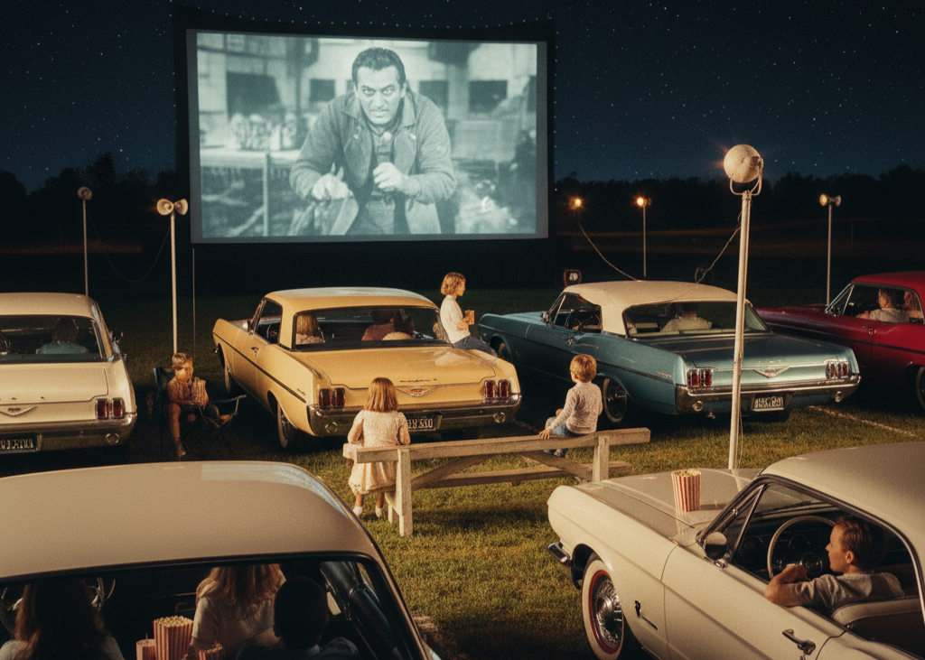<p> There was something magical about drive in theaters. Families, couples, and groups of friends would pack into the car, bring snacks, and settle in under the night sky to watch a double feature. It was entertainment mixed with adventure. Kids played before the movie started, teens shared the back seat during romantic scenes, and parents enjoyed an easy night out. Although a few drive ins still exist, they are nowhere near as common as they were in the sixties. Streaming services and multiplex theaters have replaced this nostalgic experience. For many, drive ins hold some of the fondest memories of youth, family, and summer nights that stretched long into the evening. </p> :: Gemini