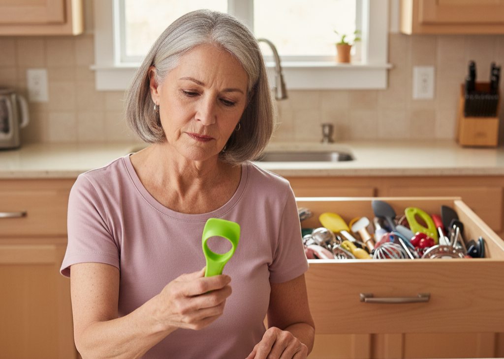 <p> You know the ones: avocado slicers, cherry pitters, garlic presses that rarely get used. These specialty gadgets are designed for a single task, but the reality is that a good knife or a spoon can usually do the job just as well. While these gadgets may seem fun or innovative, they often end up tucked away in drawers, gathering dust, and creating clutter.

For those of us over 60, having fewer, more versatile tools makes cooking less stressful and cleaning up faster. Instead of keeping an array of single-use gadgets, focus on multi-functional items that serve several purposes. This approach not only saves space but also simplifies your kitchen and allows you to enjoy meal preparation without fussing over tools that add little value. </p> :: Gemini