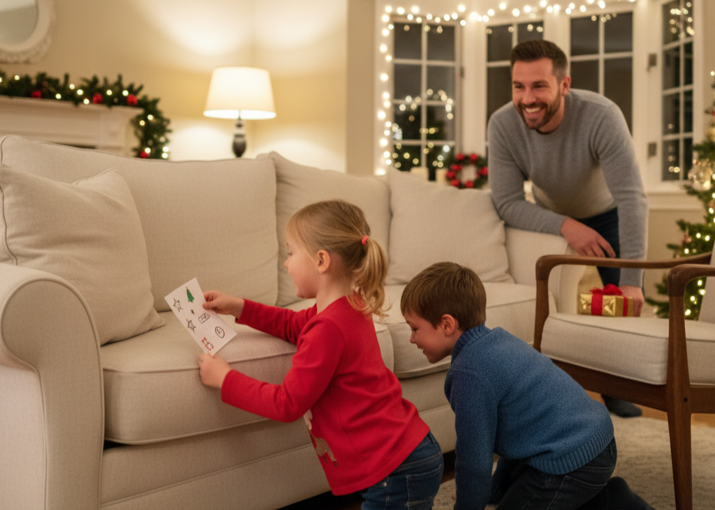 5. Host a Holiday Scavenger Hunt <p> A scavenger hunt is a fantastic way to keep kids entertained while stimulating their minds. Hide holiday-themed items or small treats around your home or yard and provide clues for your children to follow. You can make it as simple or challenging as you like, and it is an activity that can easily fill a rainy afternoon. The thrill of searching, solving clues, and discovering surprises will keep them engaged, and the smiles at the end make it all worthwhile. </p> :: Gemini