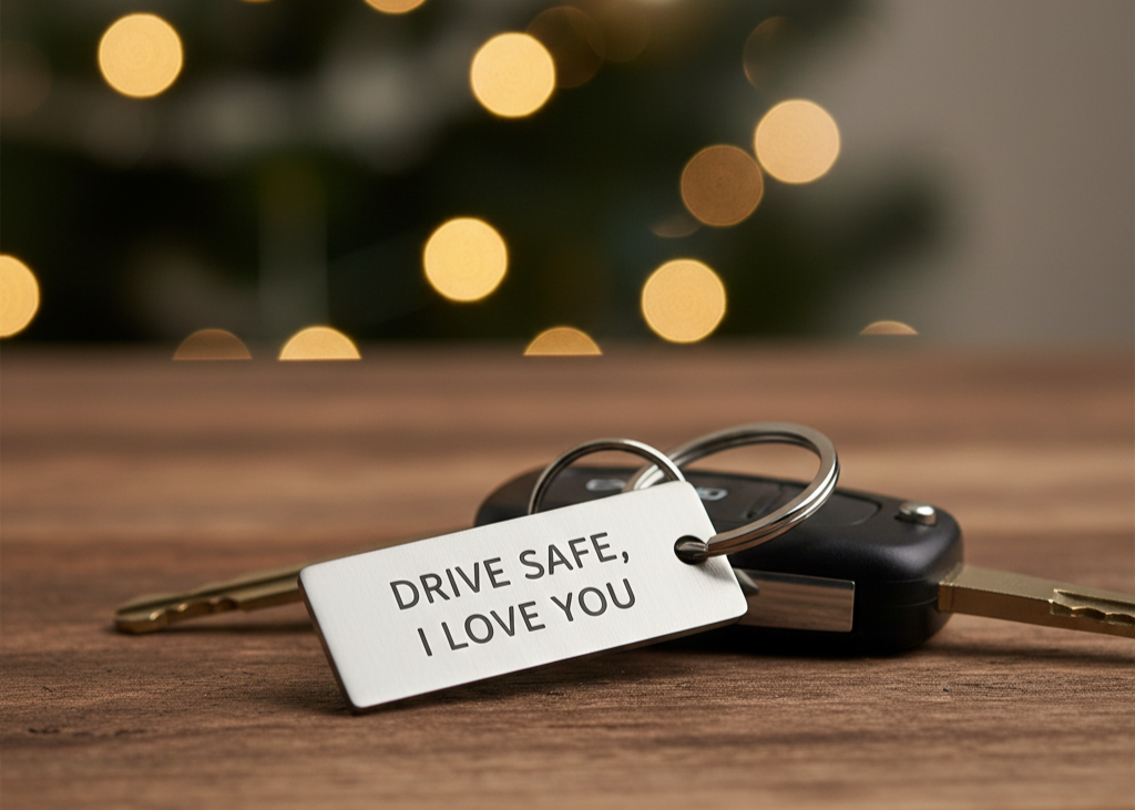 <p> A small, engraved keychain is a simple but meaningful gift. Adding initials, a name, or a short message can turn an everyday item into a keepsake. Priced under $15, it makes a great stocking stuffer or Secret Santa present. While small in size, its personal touch leaves a lasting impression, reminding the recipient of your thoughtfulness every time they use their keys. </p> :: Gemini