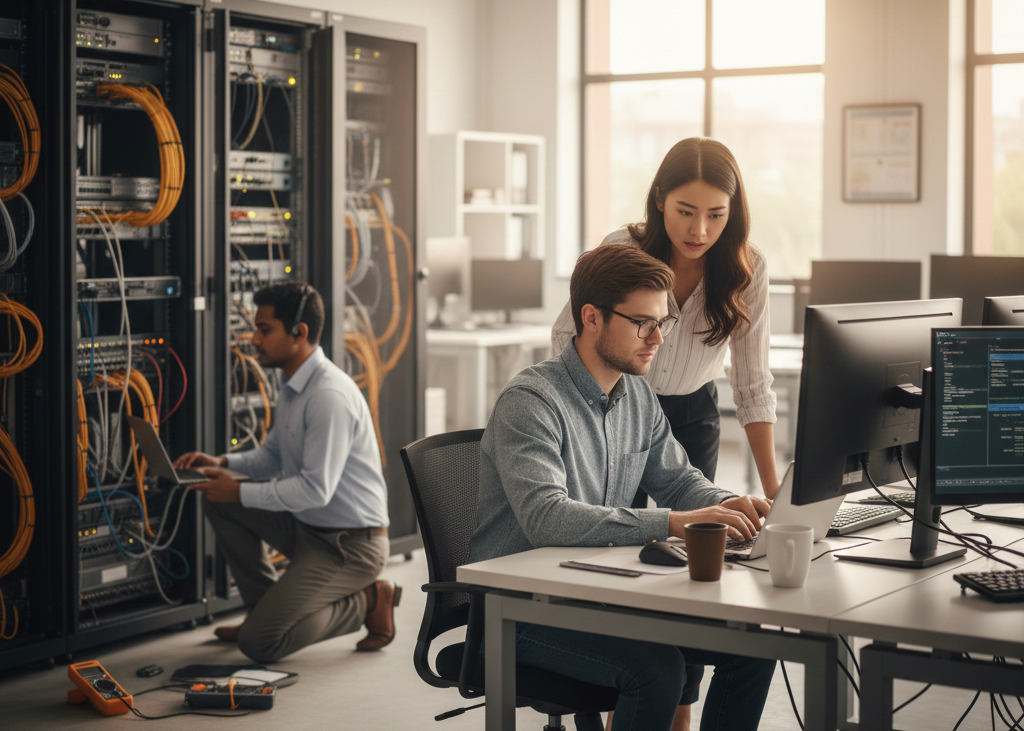 <p> In our increasingly digital world, businesses rely on technology to operate, communicate, and compete. Computer network support specialists ensure that networks, servers, and systems function properly. IT support roles remain in demand, even during economic slowdowns, because downtime costs money and can cripple operations. Entering the field usually requires certifications, vocational training, or relevant experience instead of a four-year degree. You need problem-solving skills, patience, and a willingness to keep up with rapidly changing technology. For those who enjoy troubleshooting, learning, and helping others, IT support offers a stable, growing career path that provides valuable skills and solid earning potential. </p> :: Gemini