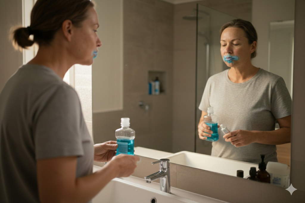 <p> Mouthwash can be a great addition to your oral care routine, helping reduce bacteria and freshen breath. However, using mouthwash immediately after brushing can sometimes reduce the effectiveness of fluoride toothpaste. Swishing mouthwash too soon washes away the fluoride before it has a chance to protect your enamel.

A better strategy is to use mouthwash either before brushing or wait twenty to thirty minutes afterward. This way, you get the best of both worlds: fluoride protection and the antibacterial benefits of mouthwash. Incorporating mouthwash thoughtfully into your routine can give you fresher breath, healthier gums, and stronger teeth. </p> :: Gemini