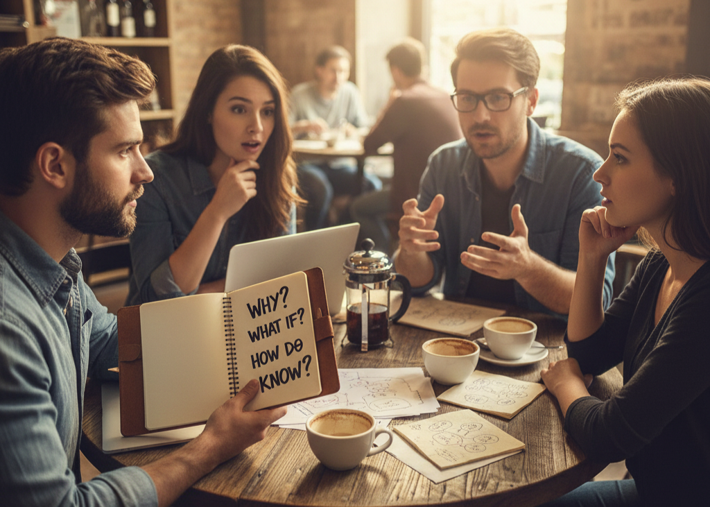 <p> Intelligent individuals are naturally curious. They ask questions that challenge assumptions and dig deeper than the surface. While many people accept answers at face value, smart people probe further with questions like “Why?” and “What if?” This habit helps them uncover hidden insights, avoid misunderstandings, and develop a clearer understanding of situations. Asking the right questions is not about being confrontational; it is about genuinely seeking knowledge and understanding. </p> :: Gemini